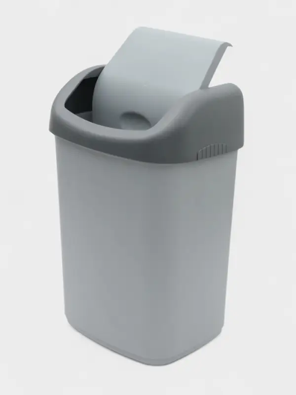 Контейнер для мусора, 14 л, с крышкой, МИКС