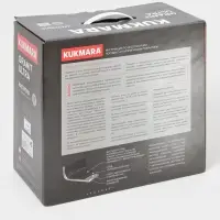 Кастрюля KUKMARA Granit ultra, 8 л, d=30 см, со стеклянной крышкой, антипригарное покрытие, литой алюминий, коричневая