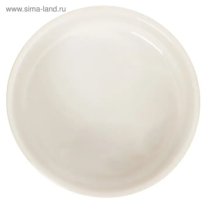 Миска &laquo;Полоски&raquo;, 200 мл, 10.5&times;10.5&times;4 см, керамика, белая, оранжевая