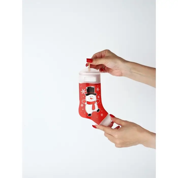 Гирлянда бумажная с прищепками «Новогодняя», носок, длина 150 см Гирлянда бумажная с прищепками «Новогодняя», носок, длина 150 см