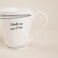 Набор кружек SL Home &laquo;Милый дом&raquo;, 350 мл, фарфор, 2 шт., белый