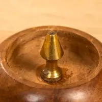 Подставка под благовония 7х7х4,6 см, дерево шишам