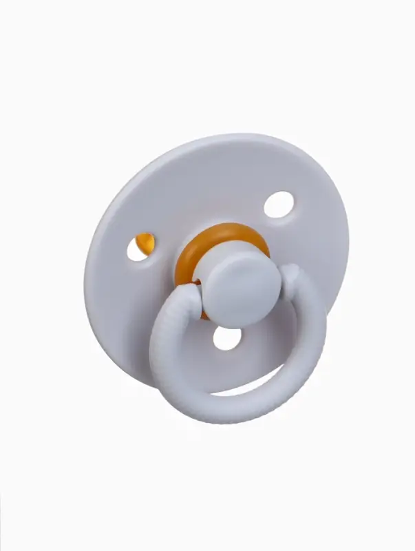 Соска - пустышка классическая, латекс, цв.серый, в контейнере, от 0 мес., M&B Соска - пустышка классическая, латекс, цв.серый, в контейнере, от 0 мес., M&B