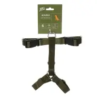 Шлейка для животных тм VETTA, нейлон, хаки/беж, обхват шеи 30-40см, обхват груди 35-43см, размер S