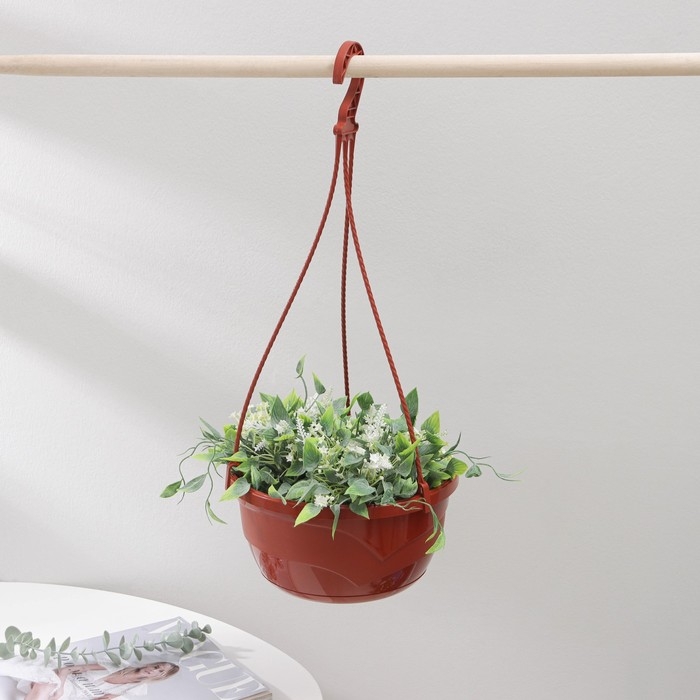 Кашпо уличное с прикорневым поливом «Мальва», 4,7 л, цвет терракотовый Кашпо уличное с прикорневым поливом «Мальва», 4,7 л, цвет терракотовый