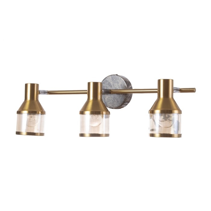 Спот Спот "Никс" 3x40Вт E14 Бронза, черный мрамор 48х18х16см