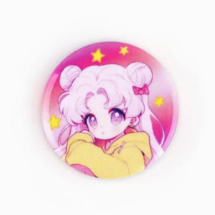 Значок металлический закатной «Милые анимешки», d=2.5 cм, МИКС