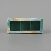 Коробка под 3 конфеты с ячейками &laquo;Текстура&raquo;, 14.5&times;6&times;3 см