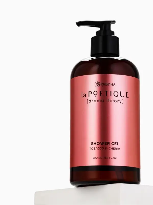 Гель для душа парфюмированный, аромат табак и вишня, 500 мл, laPOETIQUE