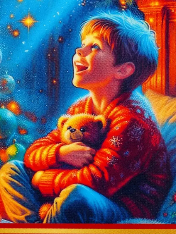 Коробка подарочная складная Коробка подарочная складная "Зимняя сказка" 23 х 8,5 х 23 см