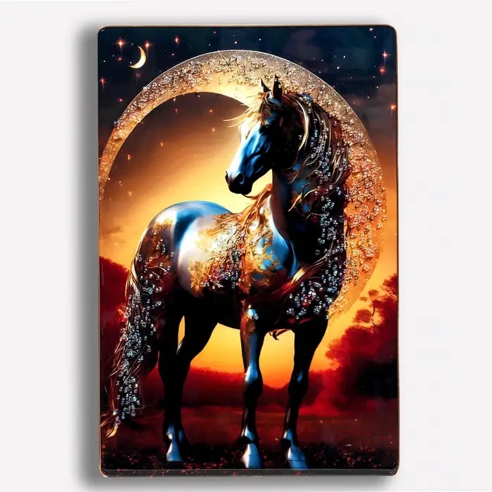 Картина акрил &laquo;Лунный конь&raquo;, 60&times;39.5 см