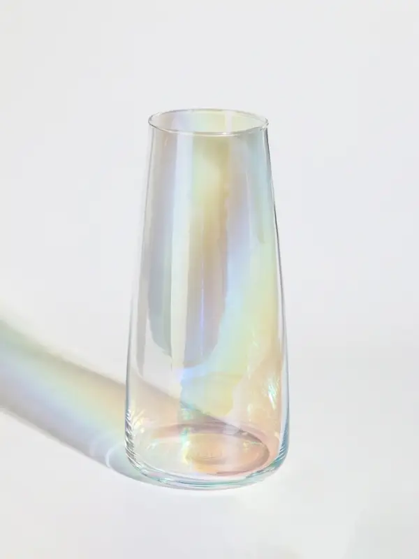 Ваза стекло настольная "Кэнди" 22х9х6,5 см, прозрачный