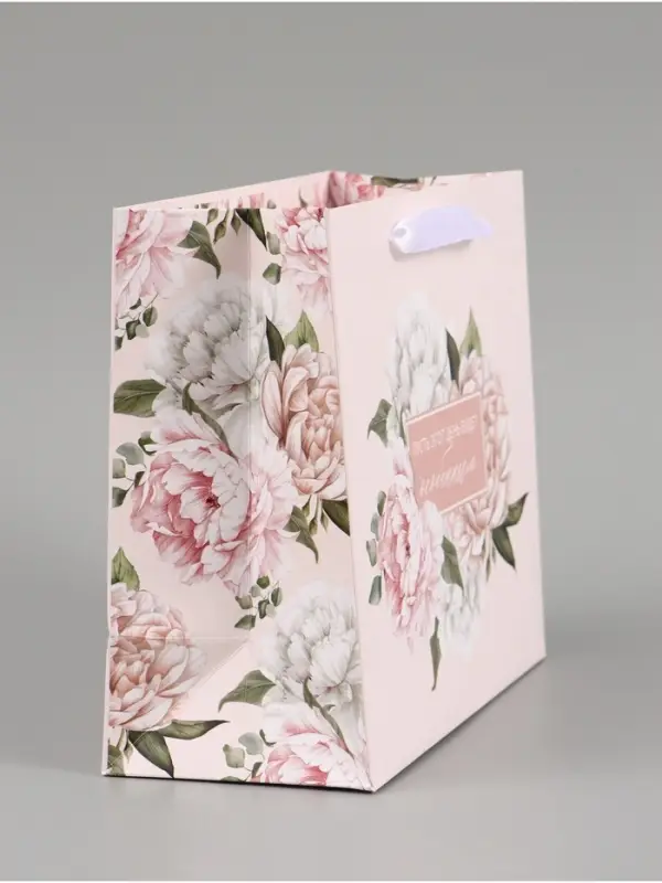 Пакет подарочный &laquo;Особенный день. Цветы&raquo;, 27&times;23&times;11.5 см