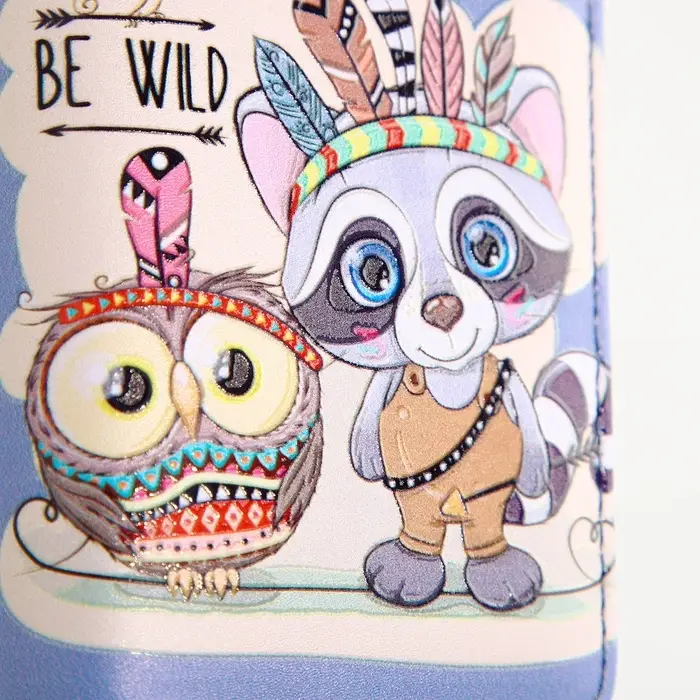 Кошелёк детский &laquo;Енот&raquo; Выбражулька, на молнии, серый