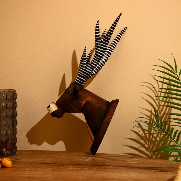 Панно настенное  Панно настенное "Газель" албезия 25х15х35 см