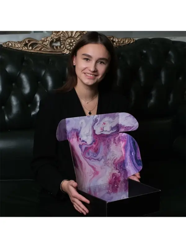 Коробка подарочная двухсторонняя складная, упаковка, &laquo;Present&raquo;, 27&times;21&times;9 см
