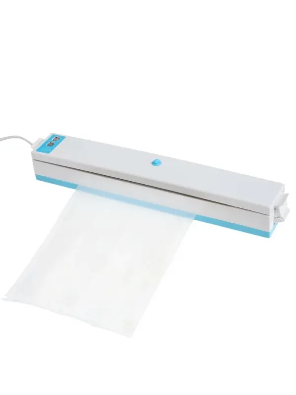 Вакууматор LPS-02, 80 Вт, 10 пакетов, 220 В, 25 см, бирюзовый