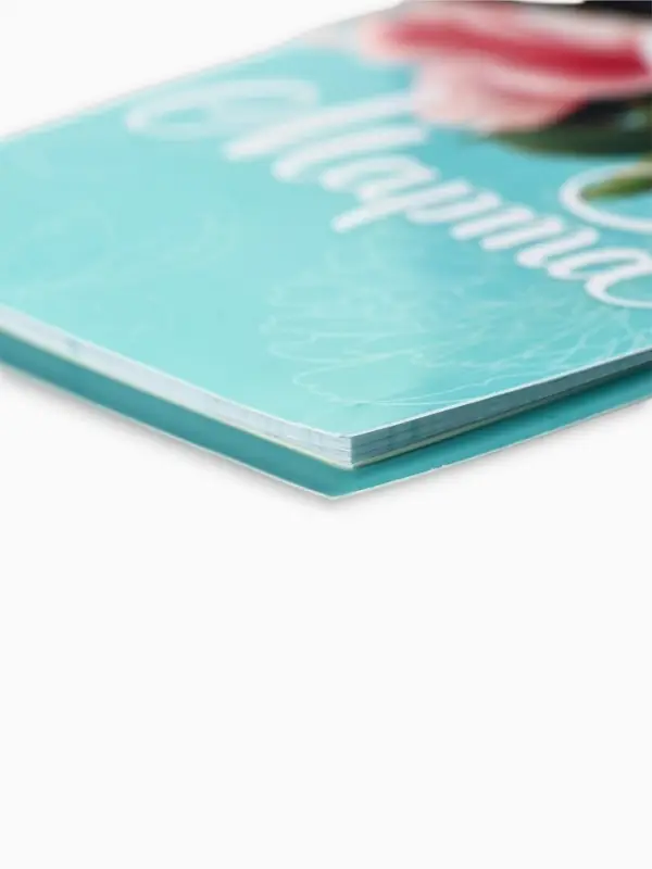 Блок для записей с отрывными листами, в открытке, 30 л. &laquo;С 8 марта. Бирюзовый&raquo;