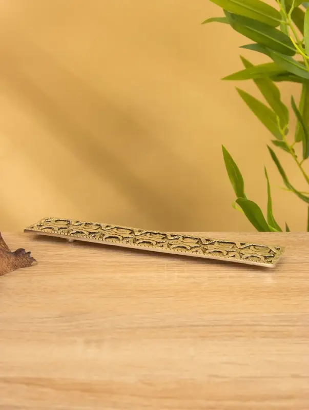 Подставка под благовония  Подставка под благовония "Два полумесяца" алюминий 22 см