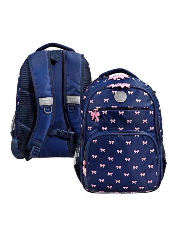 Рюкзак школьный, 39×28×20 см, Grizzly, эргономичная спинка, синий, RG-568-2_3 Рюкзак школьный, 39×28×20 см, Grizzly, эргономичная спинка, синий, RG-568-2_3