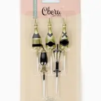 Набор свечей для торта «Шампанское и бокалы», 7 см, 5 шт Набор свечей для торта «Шампанское и бокалы», 7 см, 5 шт