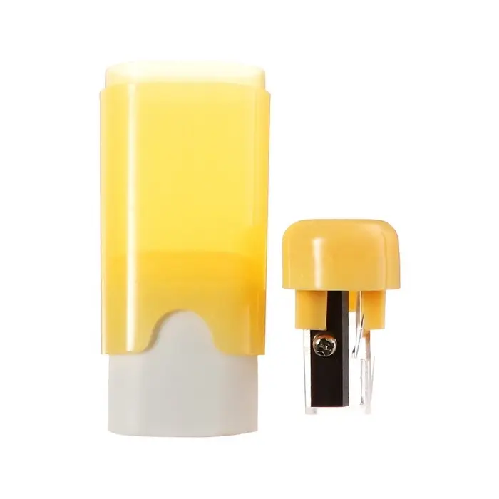 Точилка «Классика», с контейнером и ластиком, МИКС