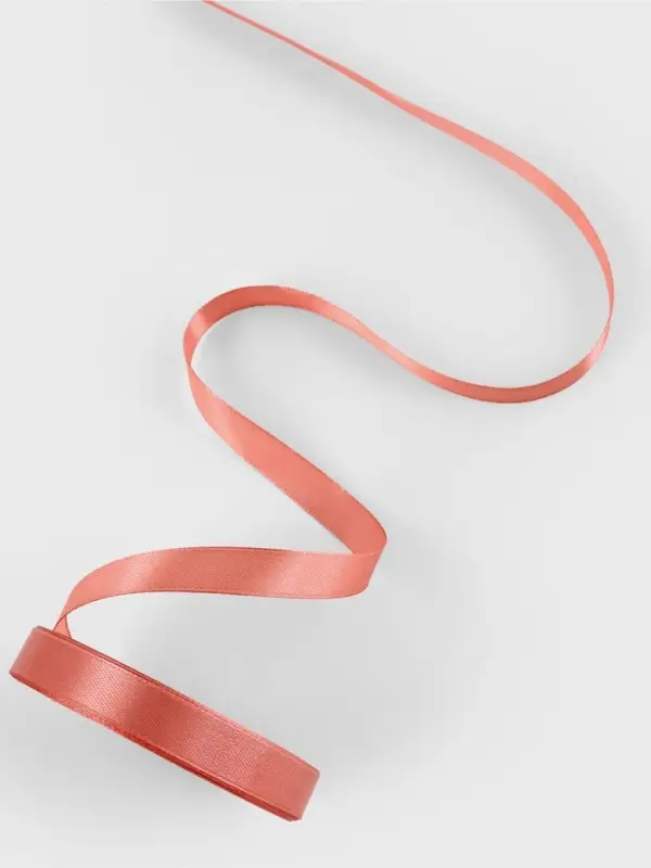 Лента атласная, 12 мм, 23±1 м, тёмно-розовая №102 Лента атласная, 12 мм, 23±1 м, тёмно-розовая №102