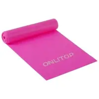 Эспандер ленточный для фитнеса ONLYTOP, 150&times;15&times;0.04 см, 10 кг, МИКС
