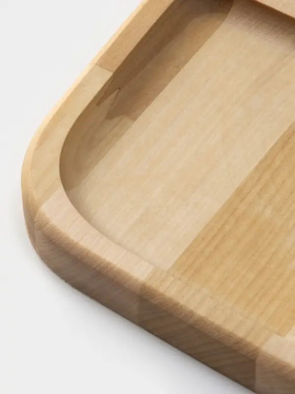 Менажница Доляна, 25&times;25&times;1.8 см, 5 секций, квадратная, дерево берёза