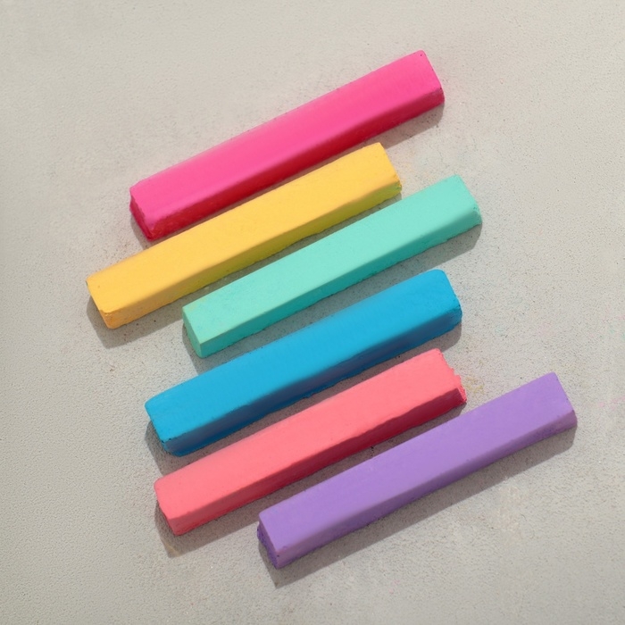 Набор мелков для волос, 6 шт. Цвета: светло-зеленый, фиолетовый, голубой, желтый, розовый, красный Набор мелков для волос, 6 шт. Цвета: светло-зеленый, фиолетовый, голубой, желтый, розовый, красный