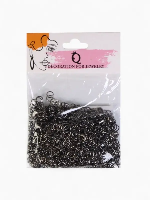 Кольцо соединительное &laquo;СМ-982&raquo;, 1&times;7 мм, набор 50 г, &plusmn; 410 шт. цвет серебро