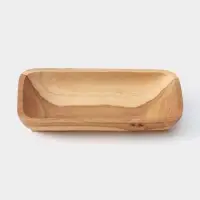 Блюдо, 20&times;10&times;3 см, тиковое дерево