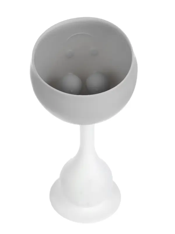 Прорезыватель силиконовый для зубов с погремушкой 3 в 1 M&B «Зайка», серый