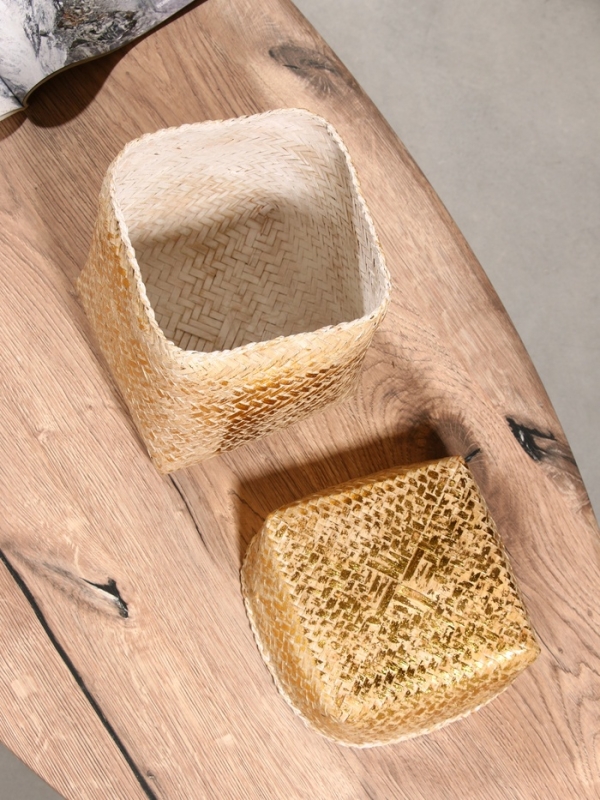 Корзинка плетеная Корзинка плетеная "Аварис" 17х17х25 см