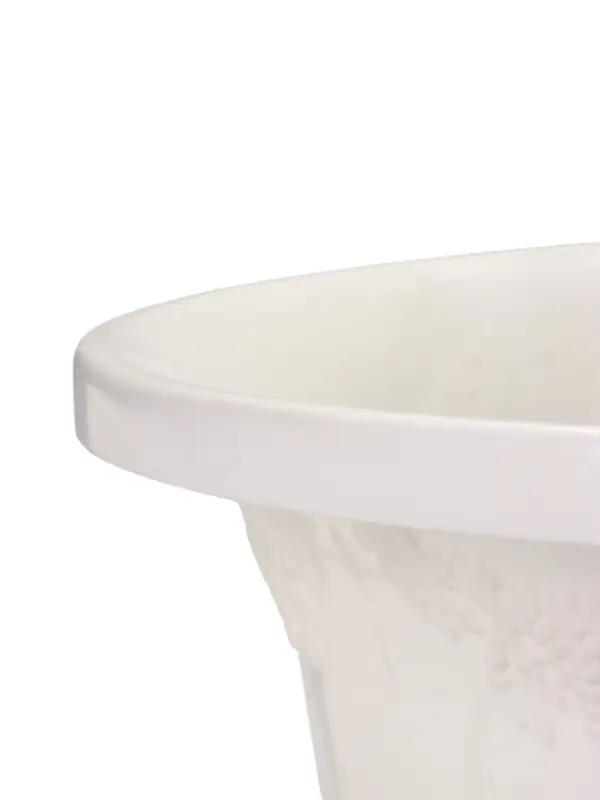 Горшок для цветов с поддоном &laquo;Лозанна&raquo;, 40 л, пластиковый, белый