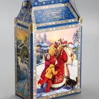 Подарочная новогодняя коробка «Атмосфера», для сладких подарков, 17.8×10×32.5 см Подарочная новогодняя коробка «Атмосфера», для сладких подарков, 17.8×10×32.5 см