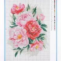 Вышивка крестиком &laquo;Нежные цветы&raquo;, набор для творчества, 21&times;30 см