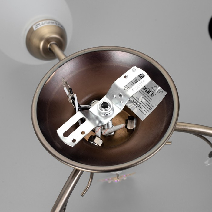 Люстра Люстра "Оливия" 3x40Вт E27 бронза 45х43х20 см