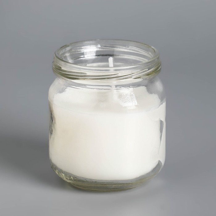 Свеча ароматическая в банке  Свеча ароматическая в банке "Кокосовый рай"