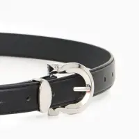 Ремень женский, 110&times;2.3 см, пряжка металл, серебристая, чёрный