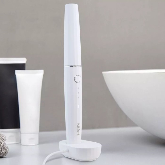 Электрическая зубная щётка КТ-2954, 3 режима, 3 насадки, белый Электрическая зубная щётка КТ-2954, 3 режима, 3 насадки, белый