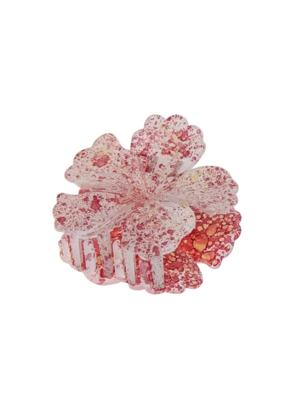 Краб для волос "Артемида" цветок, 7,5х7,5 см, микс