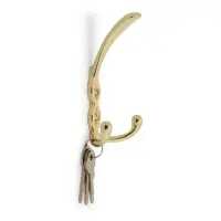 Крючок мебельный CAPPIO PIGTAIL, трехрожковый, цвет золото