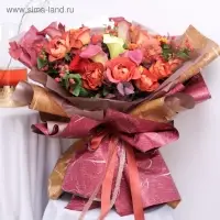 Плёнка матовая «Звёздная ночь» красный, 57×57 см ±5% см