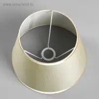 Абажур RISALUX Е14, золотистый, диаметр 22.5 см