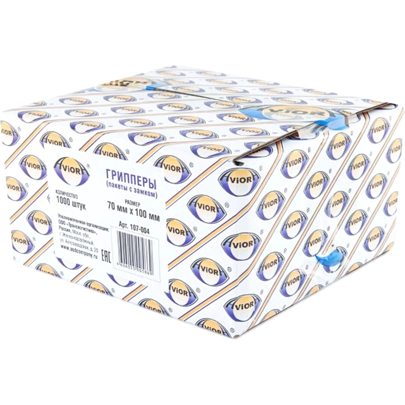 Пакет с замком (Zip Lock) 7 х 10 см, 32 мкм, 1000 шт/уп