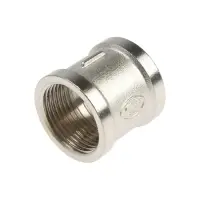 Муфта ZEIN, 3/4", внутренняя резьба, никелированная латунь