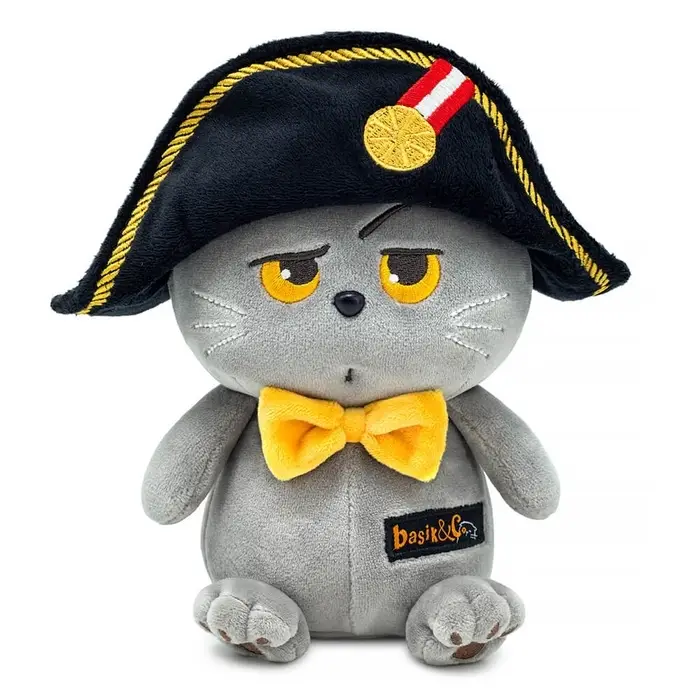 Мягкая игрушка "Кот Басик. Наполеон", 16 см KsE-005