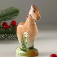 Сувенир Лошадка Мальва, 11,5х6,5 см, селенит