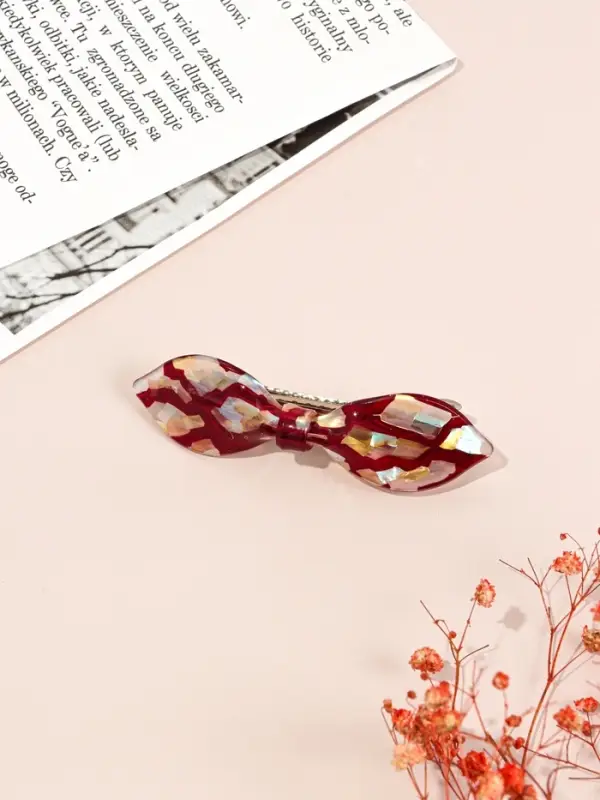 Заколка-автомат для волос "Велия" элегия, 9 см, микс